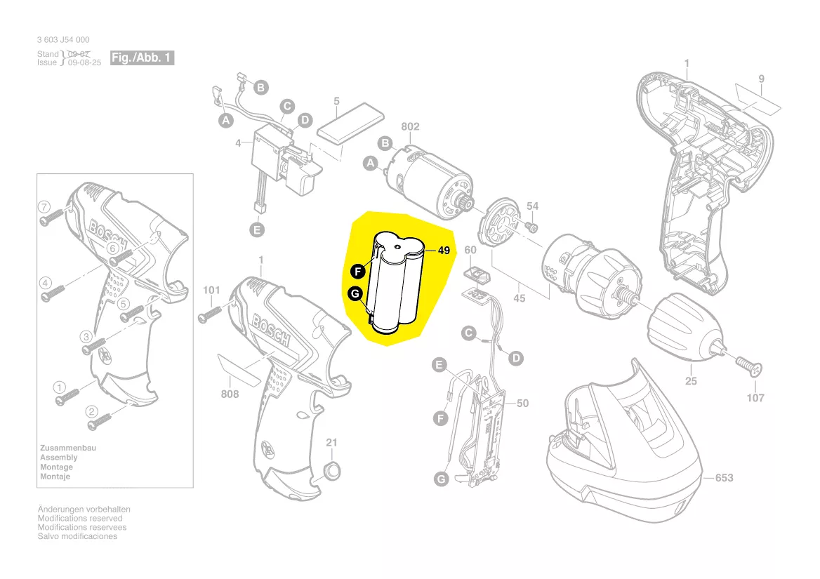 Set de batteries pour PSR 10,8 LI Bosch